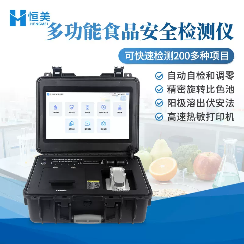 多功能食品安全检测仪便携式果蔬农药残留测定食品添加剂分析仪器