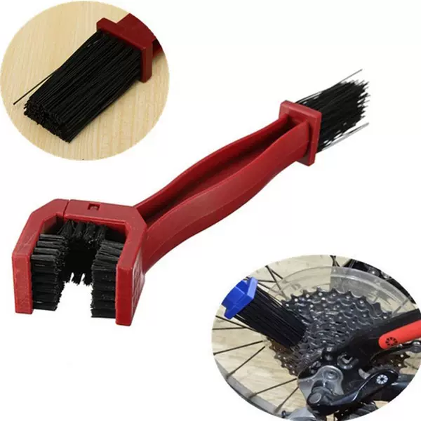 A large red brush