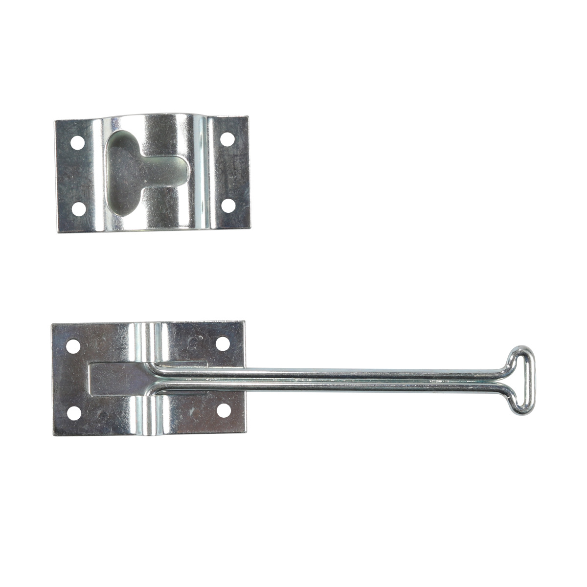 1 세트-6 인치 철 아연 도금 도어 윈드 훅