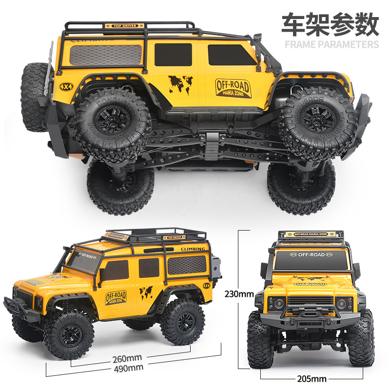 Big four wheel drive high speed SUV, remote control car for boys, car model, scale 1:10, can climb 4