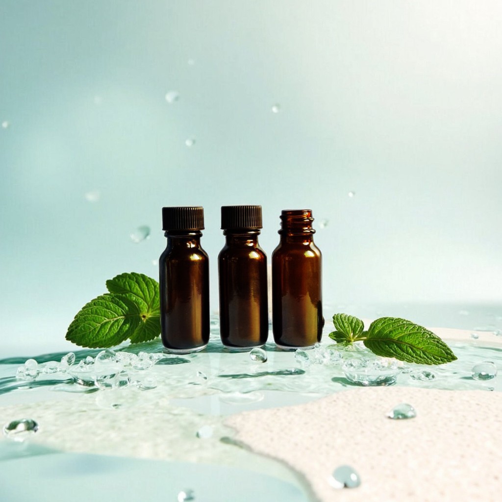 厂家供应15ml棕色精油瓶配套胶木塑料盖 化妆品玻璃瓶