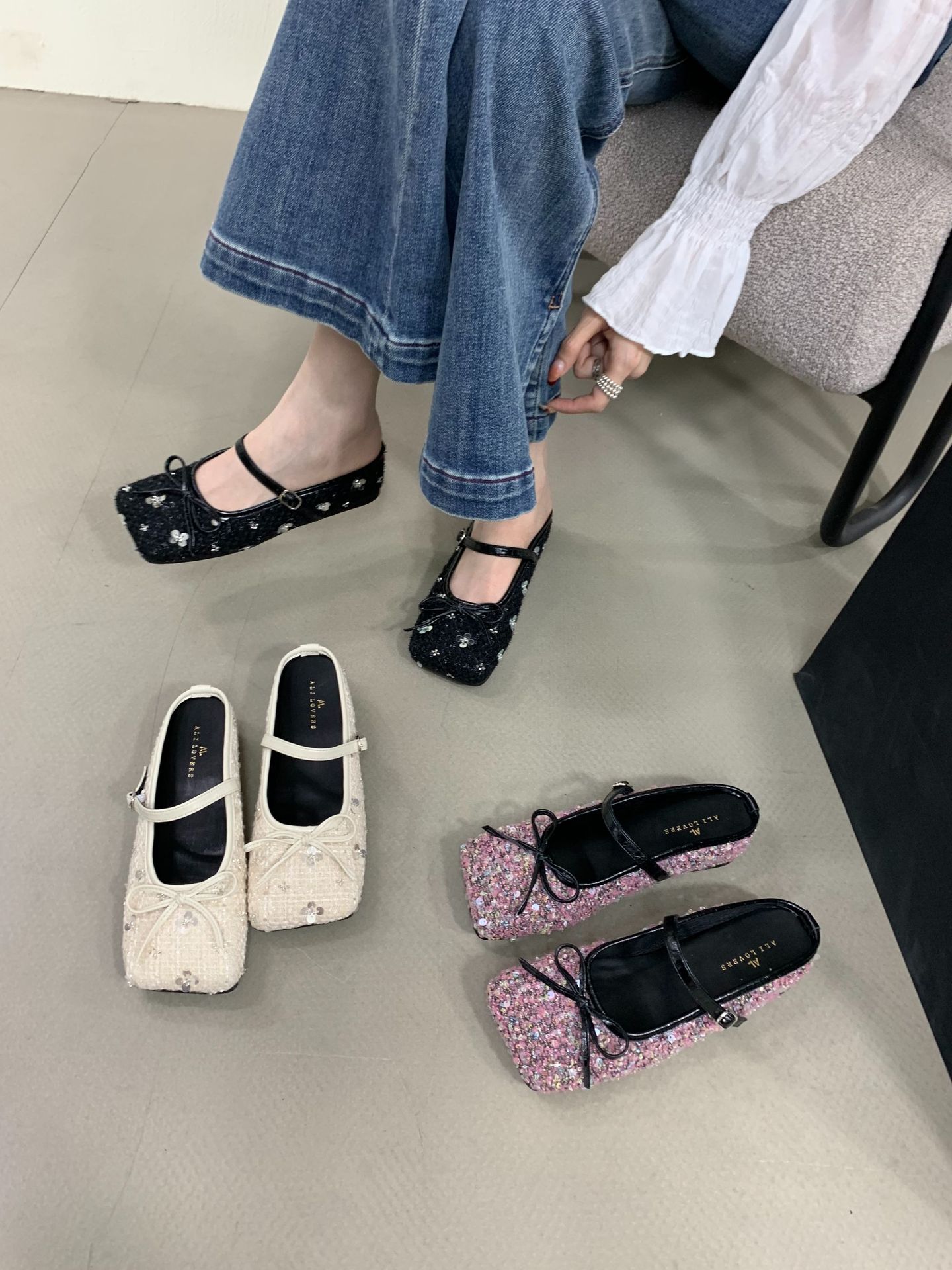 Women's slippers low-cut
