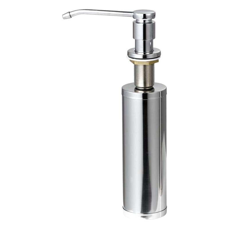 Dispensador de jabón líquido contenedor cocina detergente de acero inoxidable lavado teléfono 04 fregadero caja de jabón