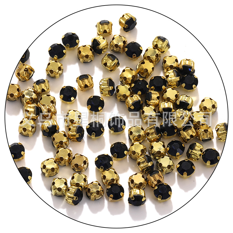 Black (gold base)