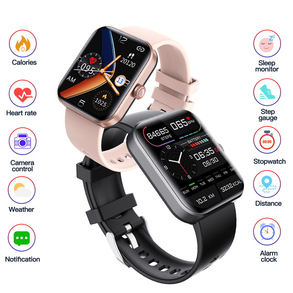 Transfronterizo caliente F57L reloj inteligente Venta caliente del ritmo cardíaco oxígeno en la sangre monitoreo de la presión arterial Bluetooth deportes AliExpress generación