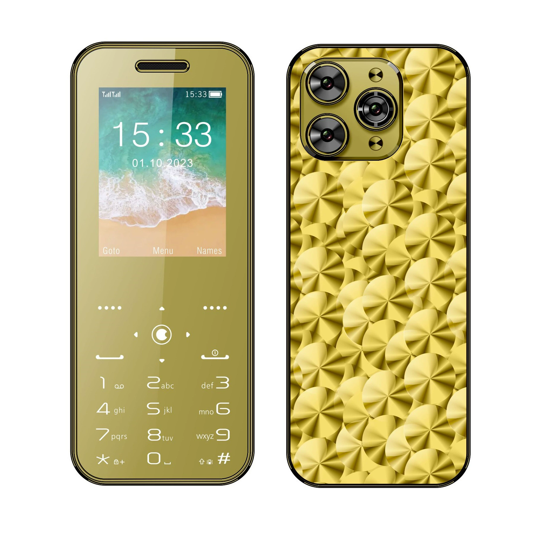MaFam прочный компактный телефон для пожилых, 2G, громкая система, карманный размер, 5 цветов