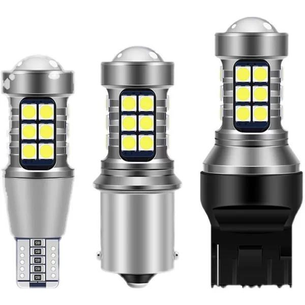 Car Led Reversing Light Brake Light 27Smd 3030 1156 1157 7443 7440 T15 12-24V