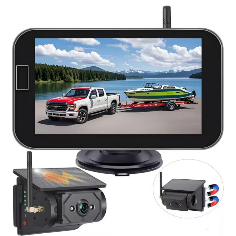 Car HD Infrared – Maibale Vehicle camera - 7-inch-solar-wireless-backup-camera