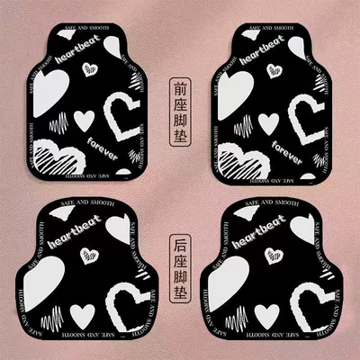 Car Floor Mats Washable, Water-Absorbent, Avtomobil döşəmə paspasları - high-cold-rose-4-5065cm-one-piece-for-the-front-row