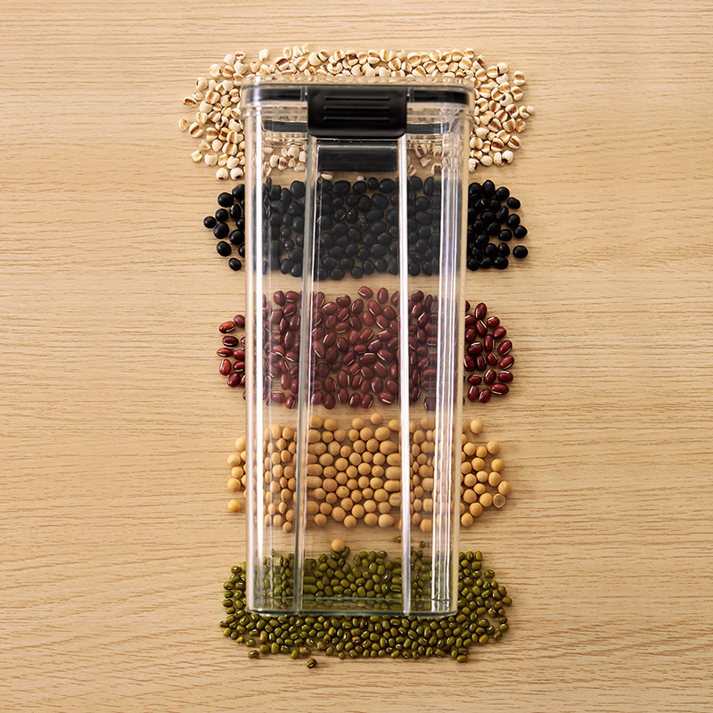 Caja de almacenamiento sellada de PET de grado alimenticio, almacenamiento de granos secos, tanque sellado, caja de almacenamiento para refrigerador doméstico