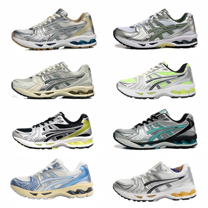Cross-Border Outdoor Gel-Kayano 14 Comfortable Non-Slip Running Shoes for Men and Women K14 Mesh Cushioning Lightweight Sports Shoes