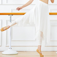 现代舞练功服装古典爵士舞蹈演出不规则假两件中长款飘逸半身裙裤