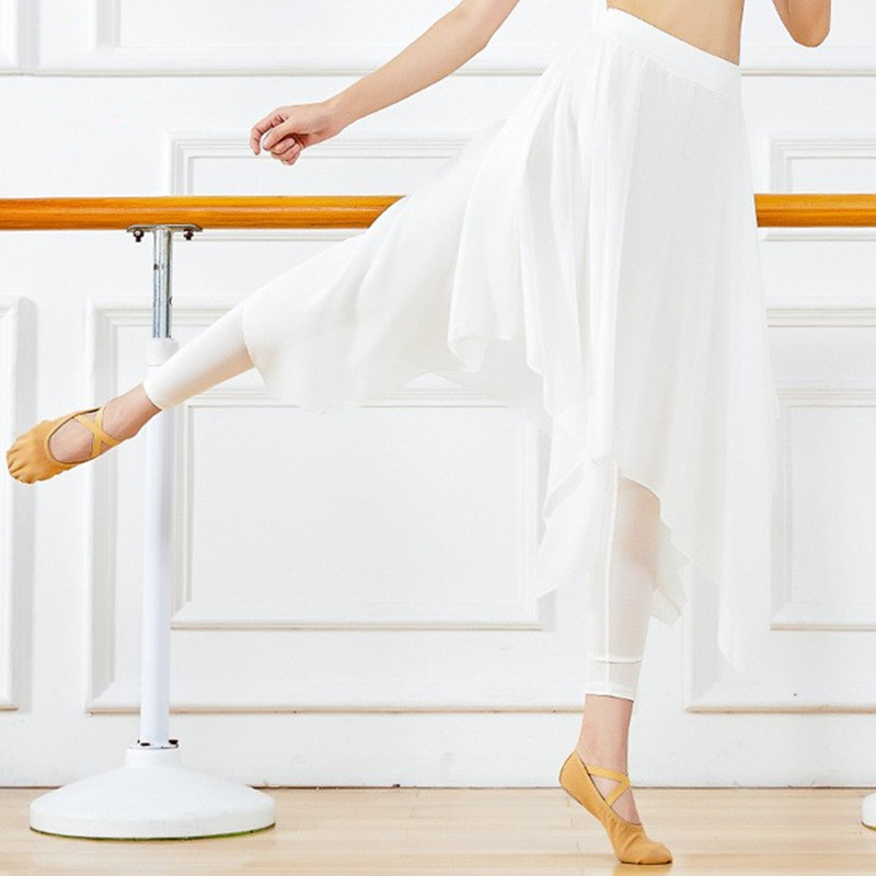 Modern Dance Practice Costume Classical Jazz Dance Performance Irregular Fake Two-piece Mid-length Elegant Skirt Pants