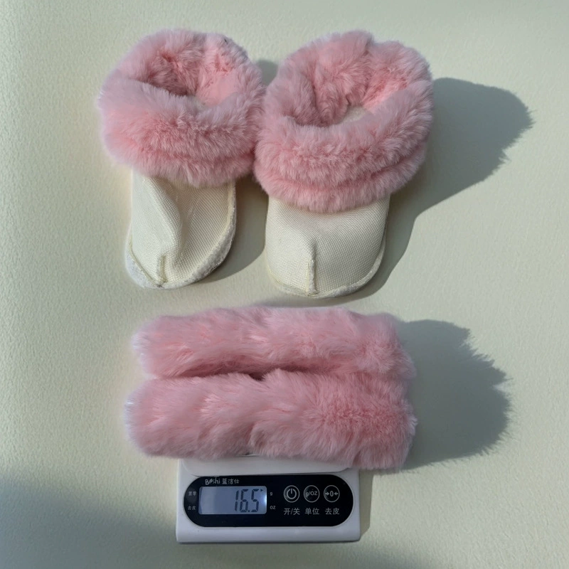 Обувь с дырками и бархатный зимний съемный зимний плюшевый хлопок