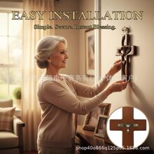 TK���悀��Intertwined Hearts Wooden Crossľ��ʮ�ּܽ�������