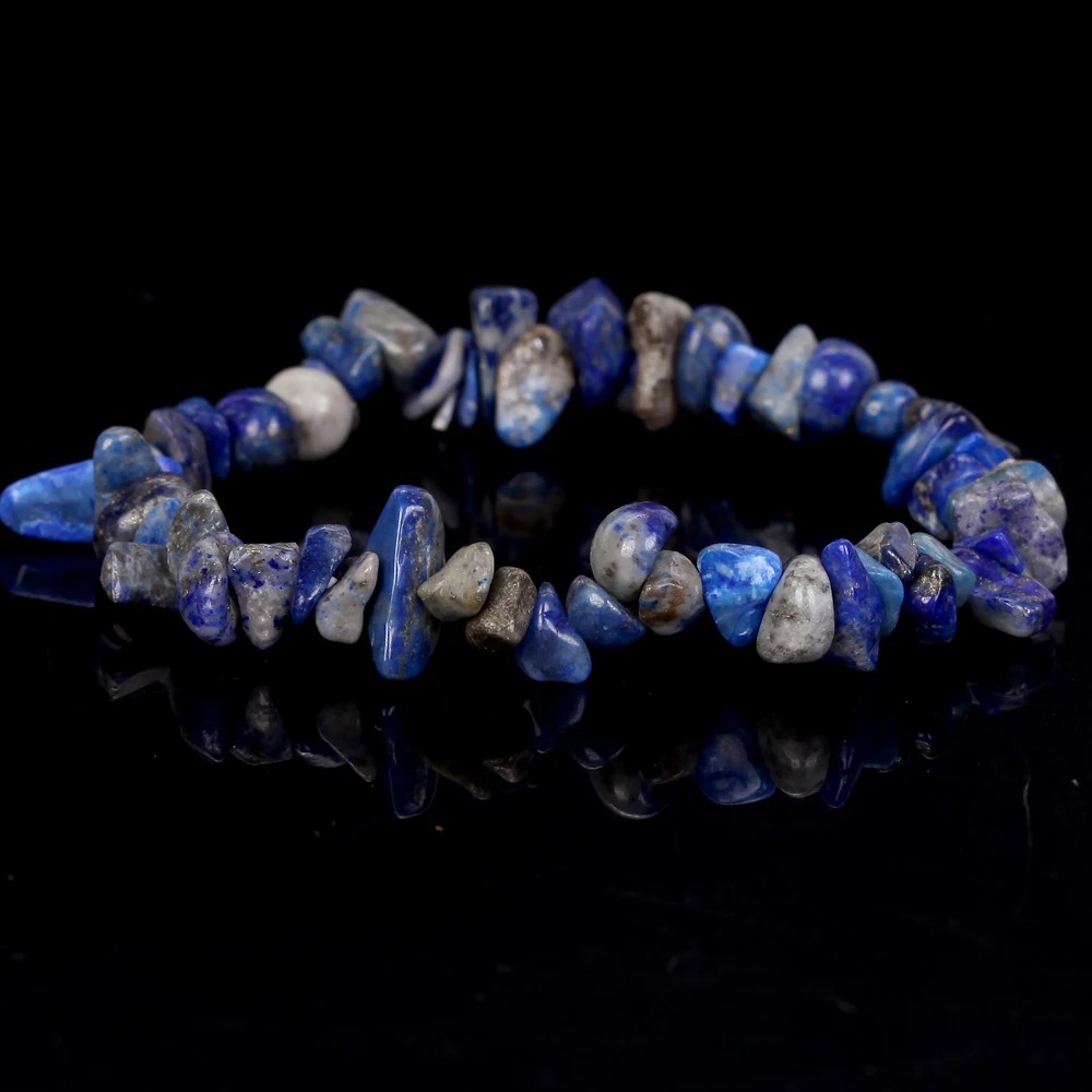 Natürliches Amethyst Perlen Armband Für Damen Elastisch Edelstein_voghion.com