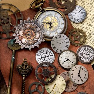 Mo Mo Bronze Museum Series Stickers Retro Art Handbook DIY Material Decorative Stickers 2 into 6
