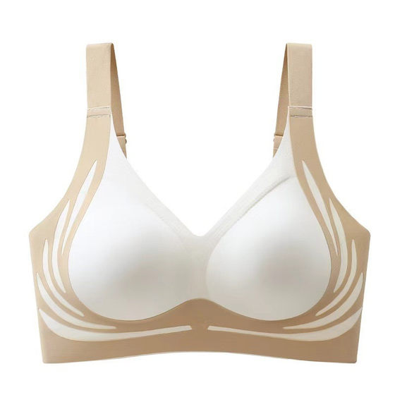 Fixed Cup Bra Anti-sagging Vest Sports Underwear Litching Upper Bra Push-up No-trace Bra Women's No-steel Rings