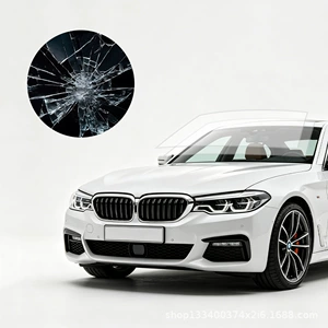 Car front windshield protector resists high-speed stone impacts, reducing the cost of glass replacement