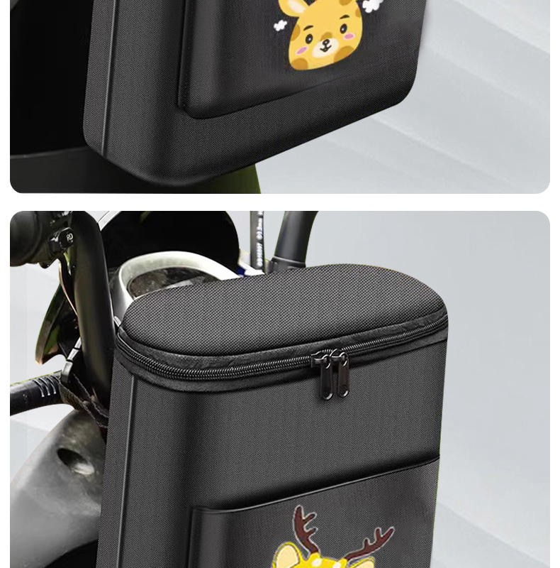Electric Car Hanging Bag Front Storage Bag Waterproof Hanging Bag Battery Car Bicycle Hanging Bag Artifact Practical Motorcycle