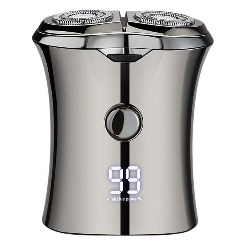 Transfronterizo nuevo mini máquina de afeitar eléctrica portátil de los hombres de afeitar recargable lavada barba cuchillo entrega al por mayor