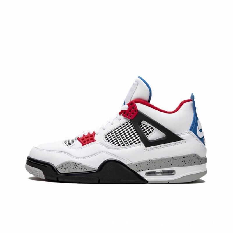 Putian AJ4 Jordan Black Cement Paris Basketball Shoes, Pure Original Jordan 4, Foreign Trade Air Cushion Basketball Shoes
