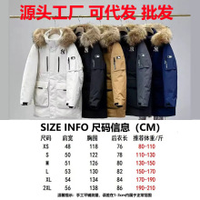 莆田纯原MLB羽绒服  ny洋基队2代中长款毛领工装情侣外套上衣批发