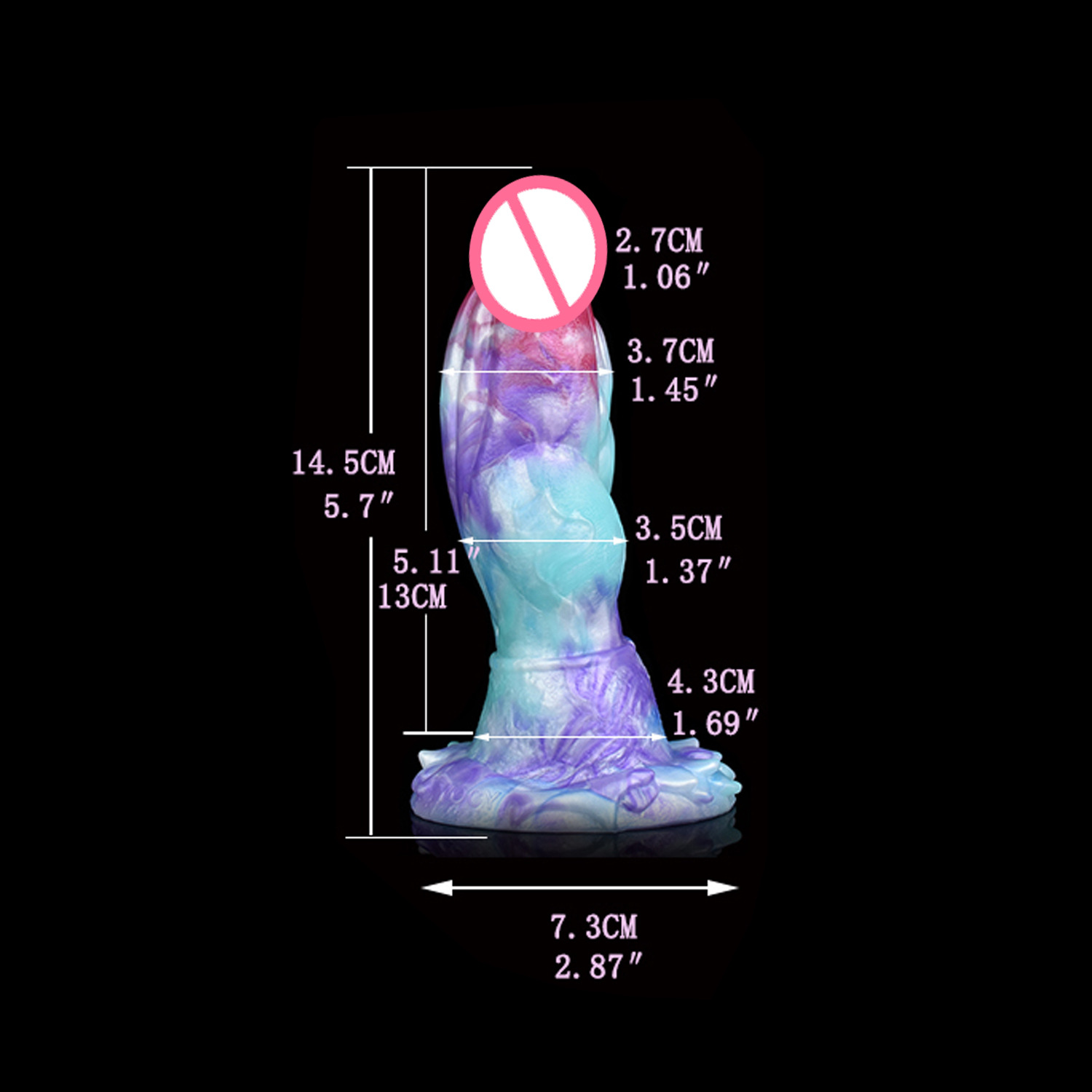 Dragón de hielo Polla pene de silicona líquida juguetes sexuales para adultos Yin anal de doble propósito clímax equipo juguetes sexuales para casa