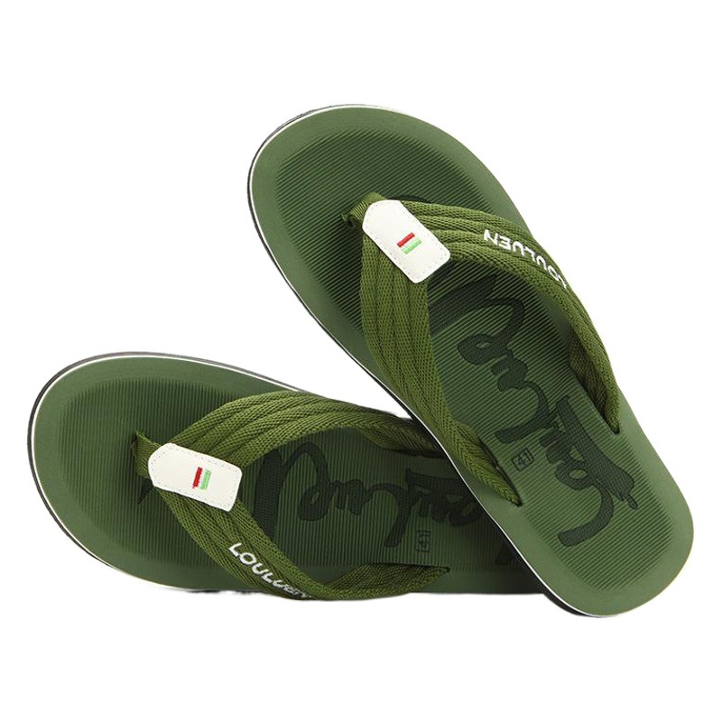 Chanclas de Playa Estilo 2025 para Hombre, Venta al por Mayor, Sandalias de Verano para Hombre, Moda para Exteriores, Chanclas de Suela Gruesa, Transfronterizas