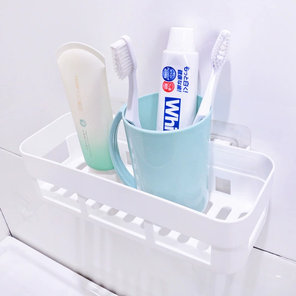 Toilet hollow storage rack [white]
