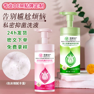 Women's Private Parts Care Mousse Cleansing, Antibacterial, Odor Removal, Fragrance Retention, Herbal Care and Care Cleaning Liquid