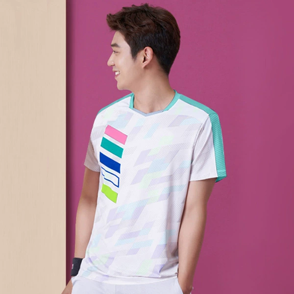 **Manufacturer G717A men's white and green [single top]