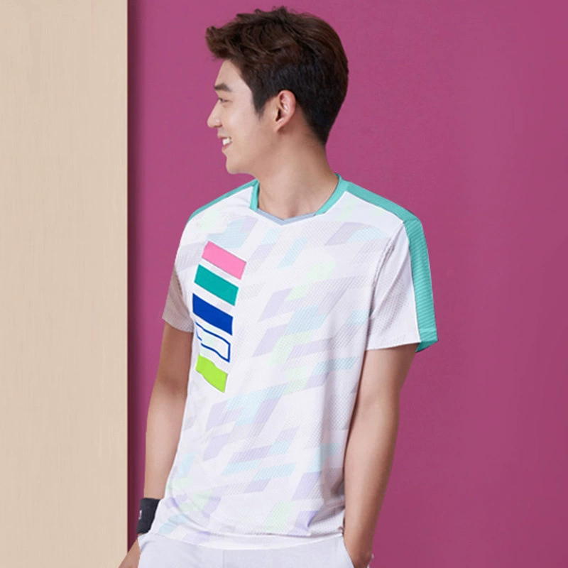 Summer uniform for badminton, quick dry set for training, with short sleeve