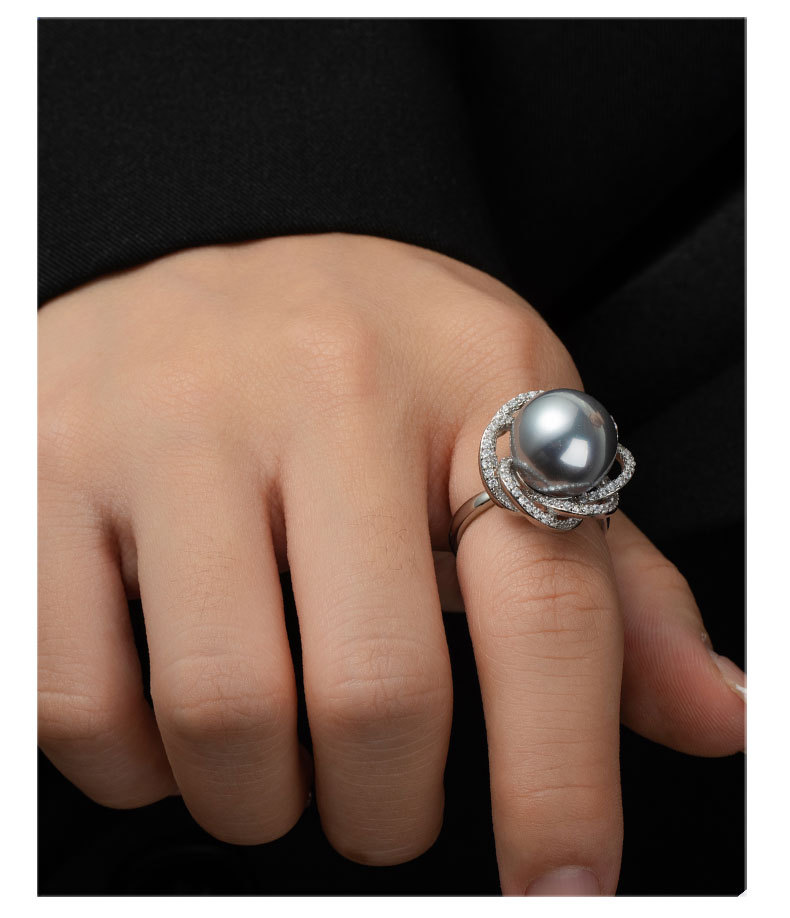 时尚巴洛克风鸟巢开口戒指小众设计冷淡风食指戒新品i