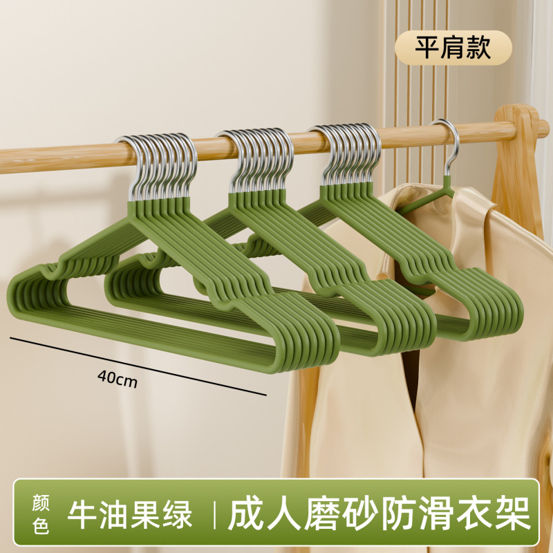 超粗哑光树脂衣架无痕防滑成人加粗衣架撑子家用晾衣学生宿舍衣架|undefined