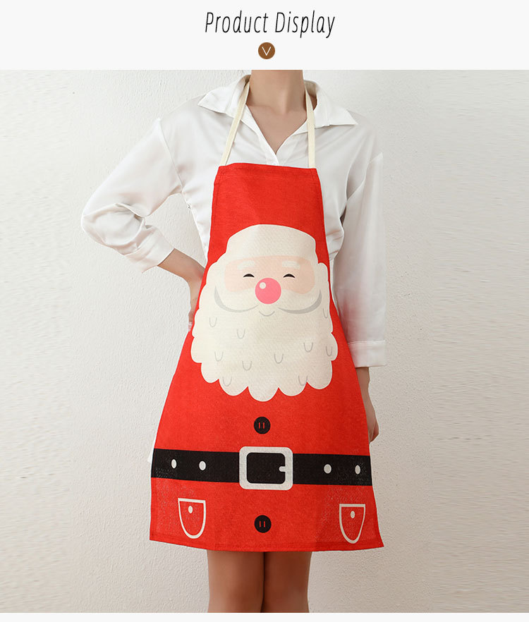 New Fabric Printing Christmas Apron Wholesale Nihaojewelry display picture 5