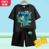 Minecraft Black Short T+ Shorts【】