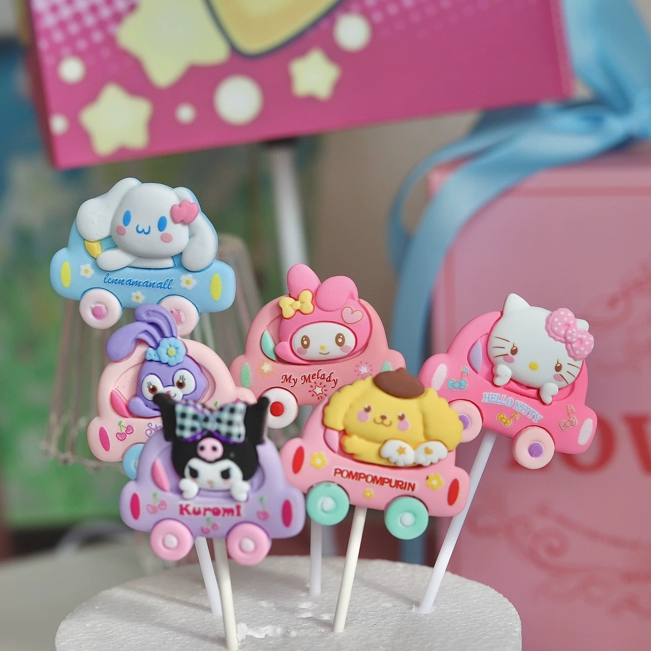 Сеть Red Curomi Merlot Pattay Dog Gou Dog торт-декор Display KT Cat Sanrio Birthday Dress