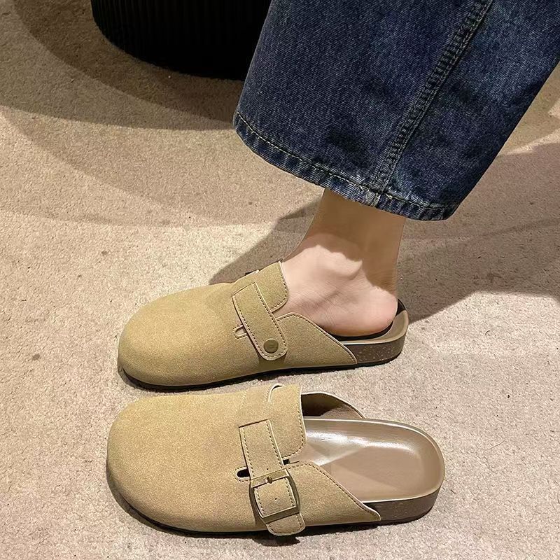 Zapatillas de Mujer Estilo Birkenstock con Suela Gruesa, Estilo Retro, Nuevas, Sin Cordones, Punta Cerrada, Antideslizantes image 3