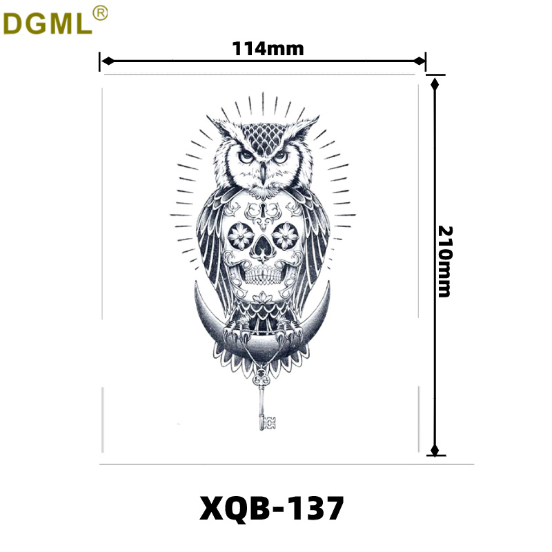 Pegatinas de tatuaje dibujos animados flor brazo pegatinas medio brazo completo oso ciervo divertido transfronterizo color creativo tatuaje pegatinas al por mayor