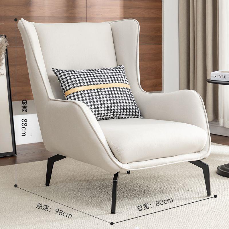 Dormitorio moderno de una sola silla simple sala de estar se puede acostar sofá individual de lujo ligero balcón perezoso diseñador de sofá doméstico