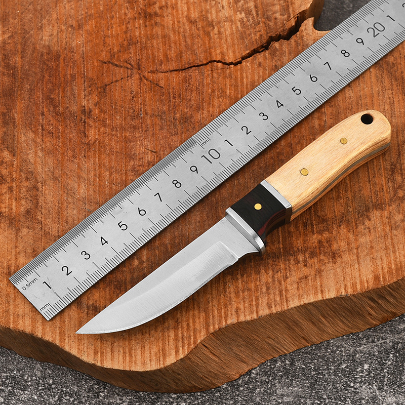 厂家批发手把肉刀小肉刀礼品刀具野营水果刀户外小刀不锈钢水果刀