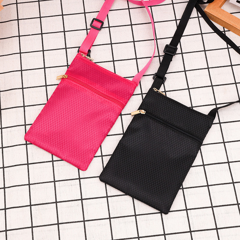 Women's Shoulder Bag Korean Style Crossbody Bag Oxford Cloth Waterproof Small Satchel Mini Mobile Phone Bag Coin Purse Small Bag for Women