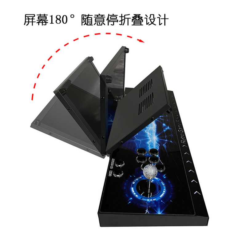 ホット贩売ダブルジョイスティック14インチポータブルアーケードパンドラテレビ格闘机レトロレトロゲーム机|undefined