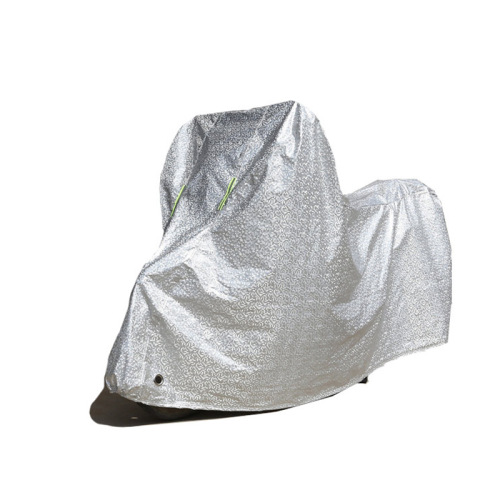 Factory Direct Sale Electric Bike Cover Motorcycle Cover Sunshade Heat Insulation Dustproof Thick Aluminum Film Electric Bike Rain Cover