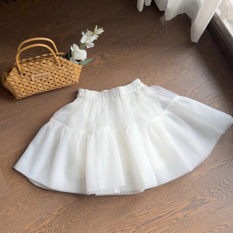 Sweet Princess-Style Cute Soft Tulle Everyday Anti-Exposure Mesh Puffy Seamless Short Petticoat Base Layer, Same Style as Hanaki Ruru Sweet Princess-Style Cute Soft Tulle Everyday Anti-Exposure Mesh Puffy Seamless Short Petticoat Base Layer, Same Style as Hanaki Ruru