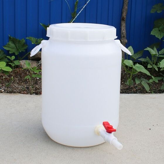 Water Bucket Built-in Faucet Household Kettle Water Storage Large Capacity Water Storage Bucket Household Car Washing Water Tank Wine Bucket
