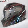 Matte black carbon fiber red flower (with K27 Bluetooth)