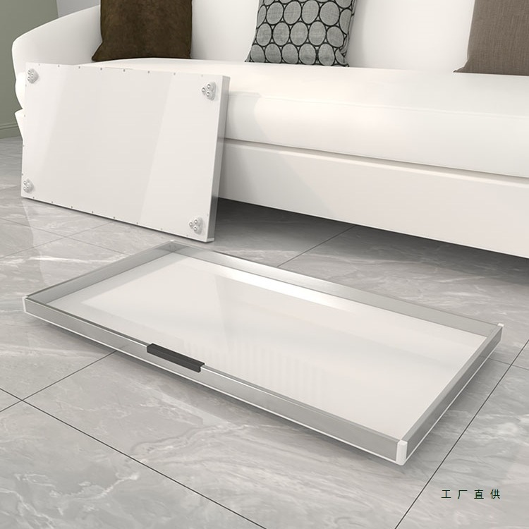 Sofa Seat Bottom Modification Drawer Tray Universal Wheel Tray with Pulley Storage Tray Tool Toy Storage Box
