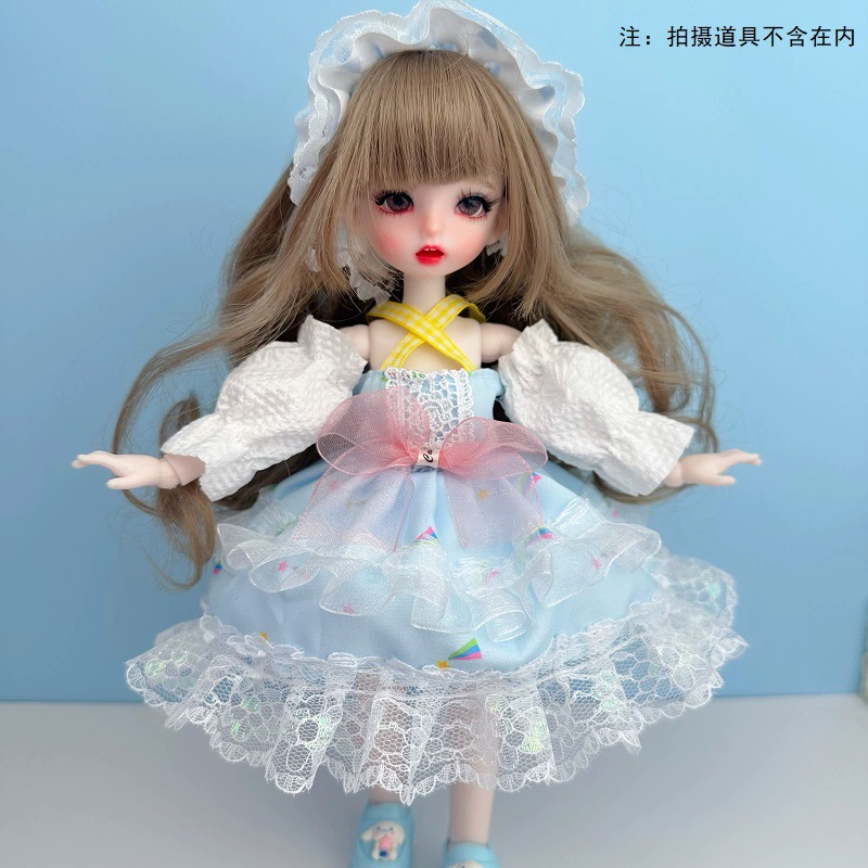 Комплект, кукла для переодевания, милое модное платье, детская одежда, стиль Lolita